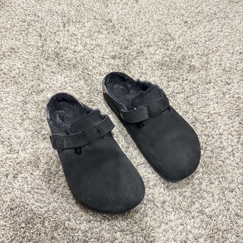 Black Birkenstock Boston clogs size 39